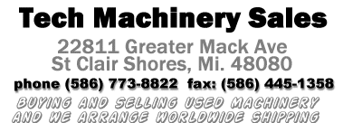 Phone or write the staff of TechMachinery LLC